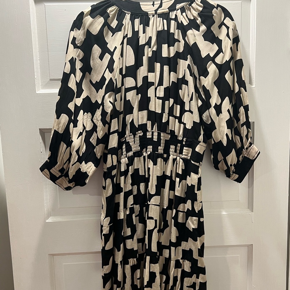BA&SH mini dress with geometric print - Picture 2 of 5